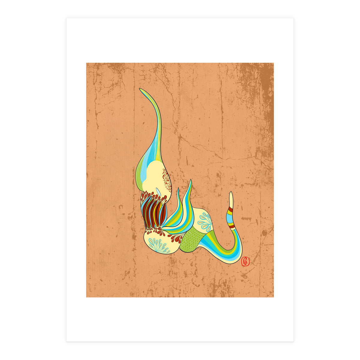 Floating Creature (Print Only)