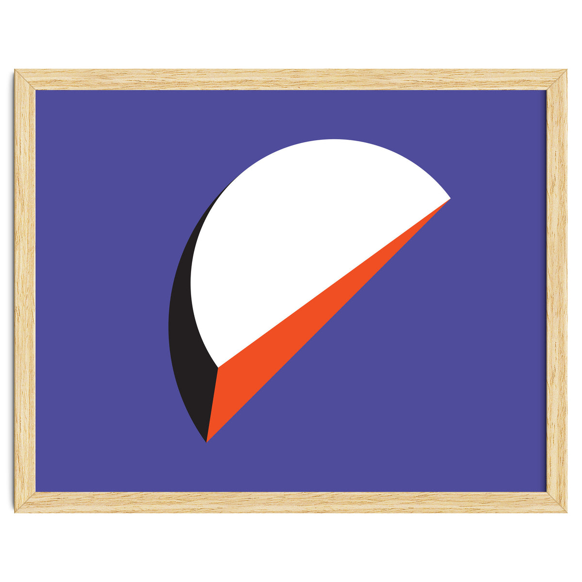 Geometric Shapes No. 37 - orange & purple