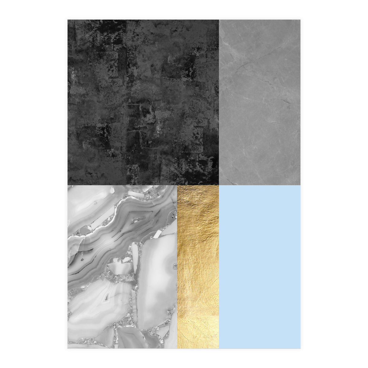 Geometric and golden IV (Print Only)