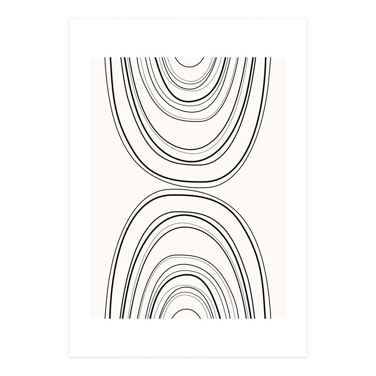 MINIMALIST ART - LINE ARCHES (Print Only)