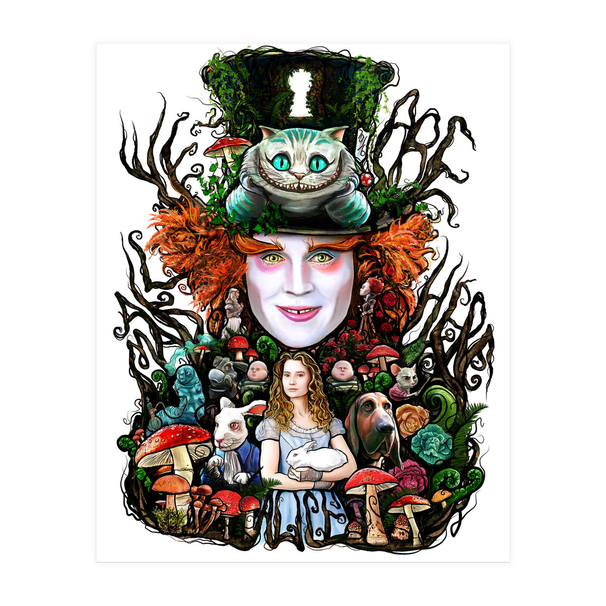 We Are All Mad Here (Print Only)