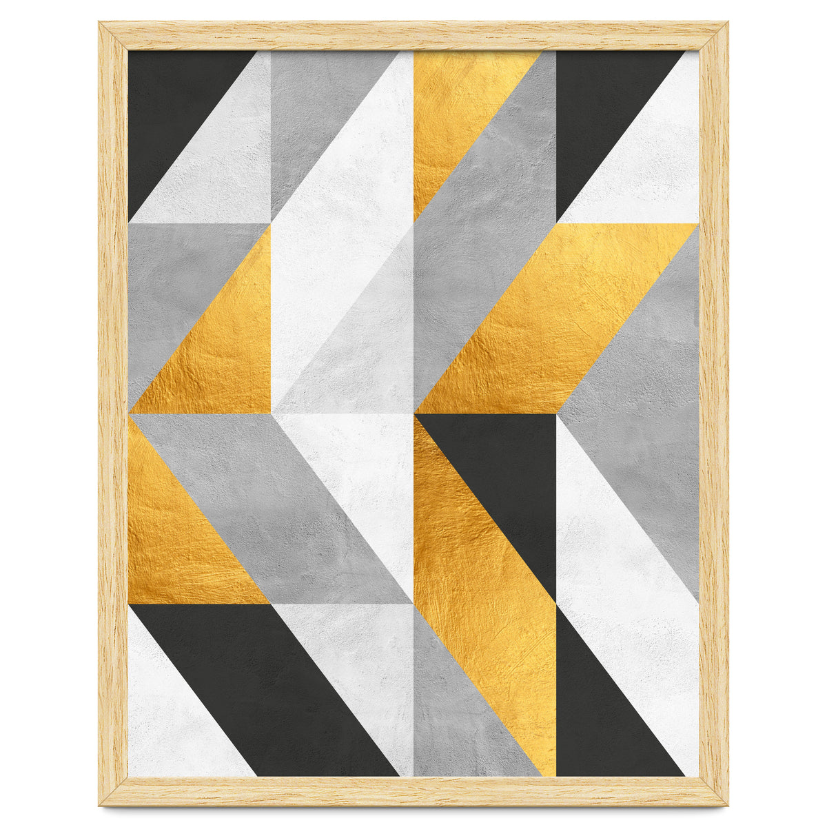 Gray and Gold Composition I