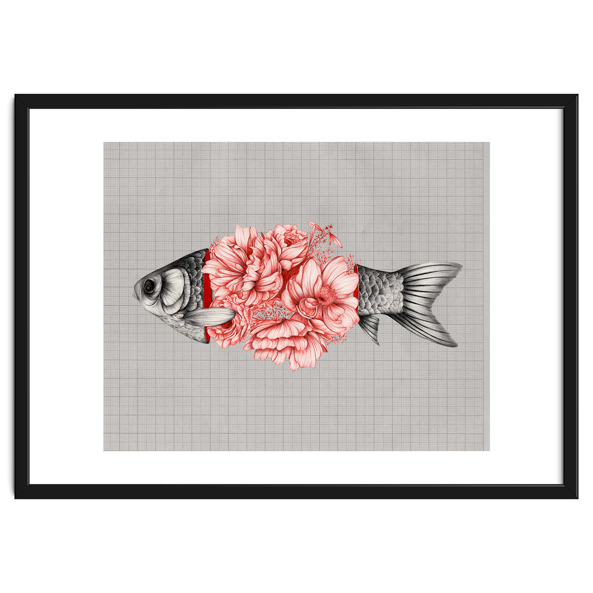 Vintage Tropical Aquarium Fish