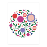 happy colorful flowers (Print Only) thumbnail