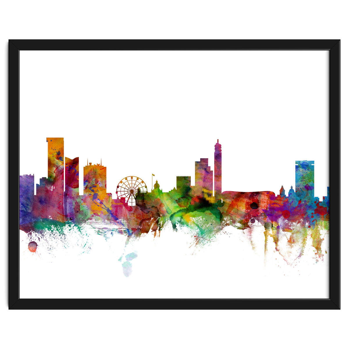 Birmingham England Skyline