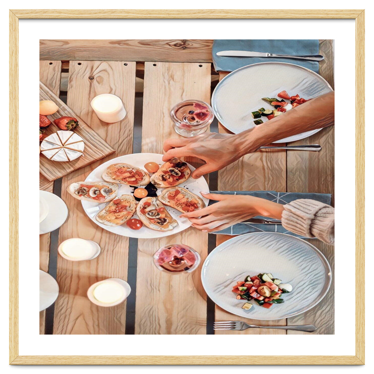 A Beautiful Table Italian Food