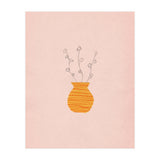Pink and orange botanical art (Print Only) thumbnail