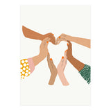 Indiscrimination | Anti-Racism Painting | Unity Illustration | Women Empowerment Growth Mindset (Print Only) thumbnail