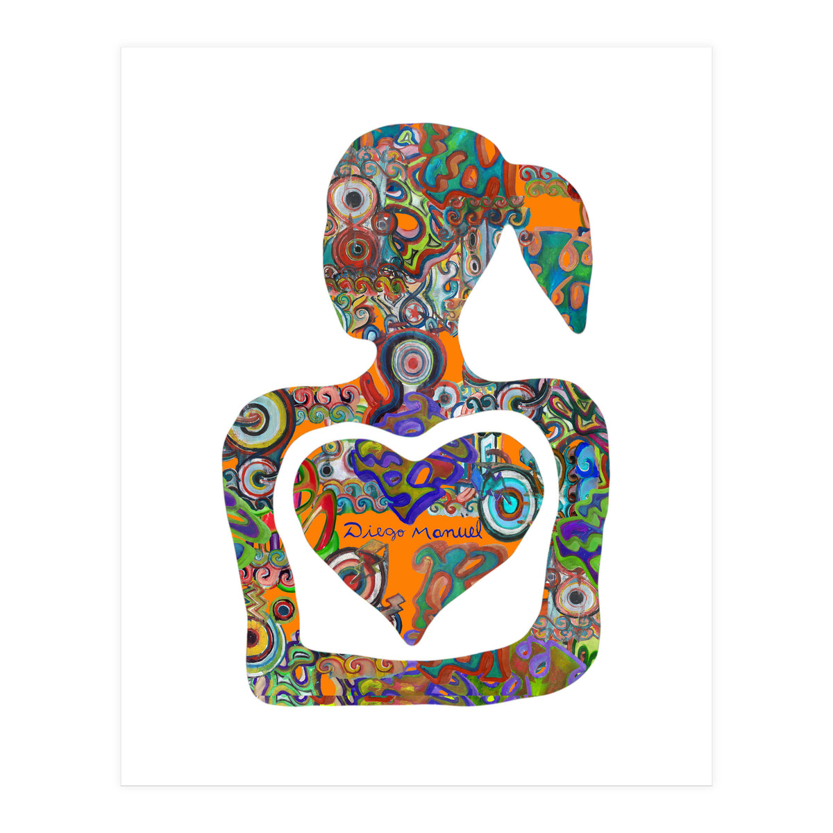 Mujer Digital 3 13  (Print Only)