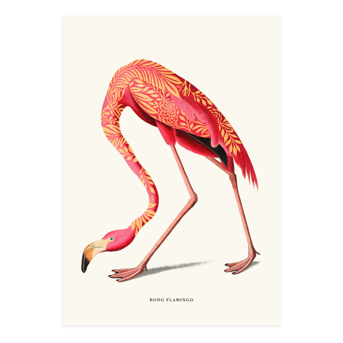 Boho Flamingo (Print Only)