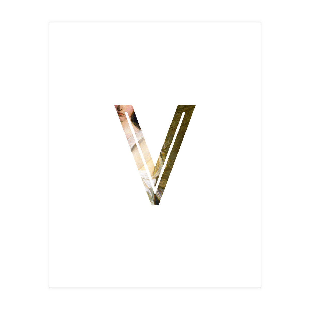 Letter V - (Impress) (Print Only)