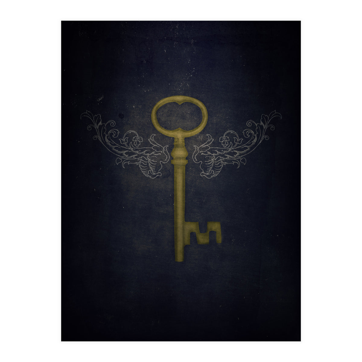 Winged Key (Print Only)