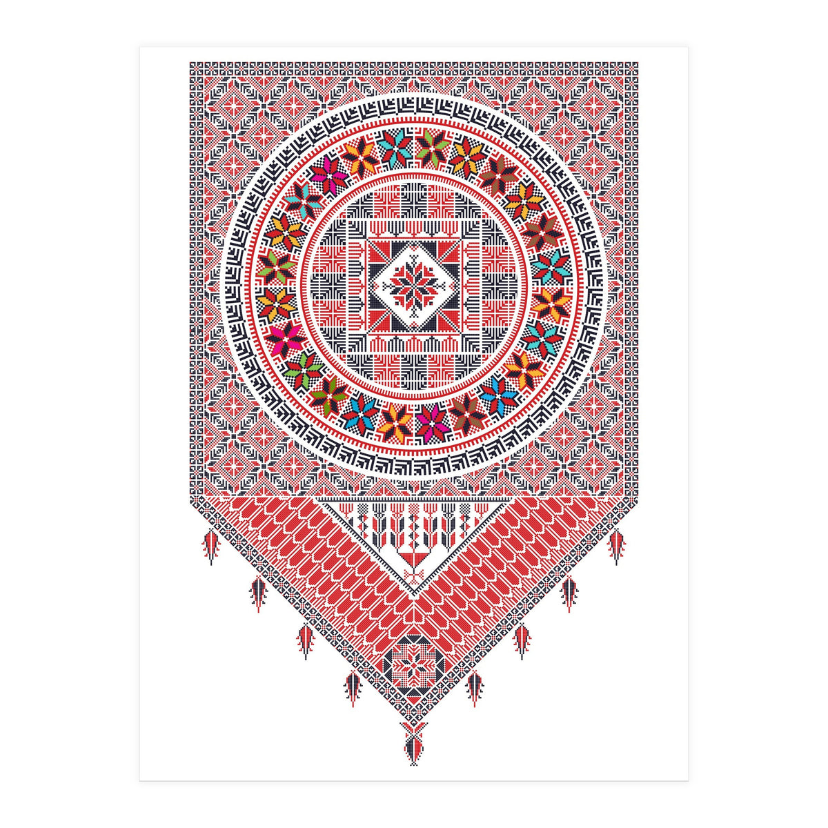 Tatreez Ornament 23 (Print Only)