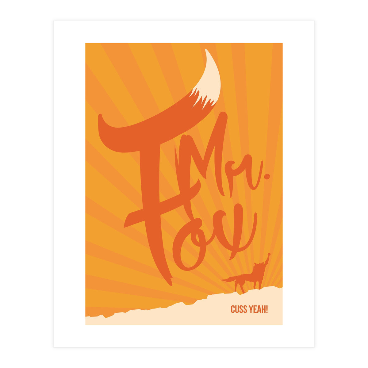 Fantastic Mr. Fox movie poster (Print Only)