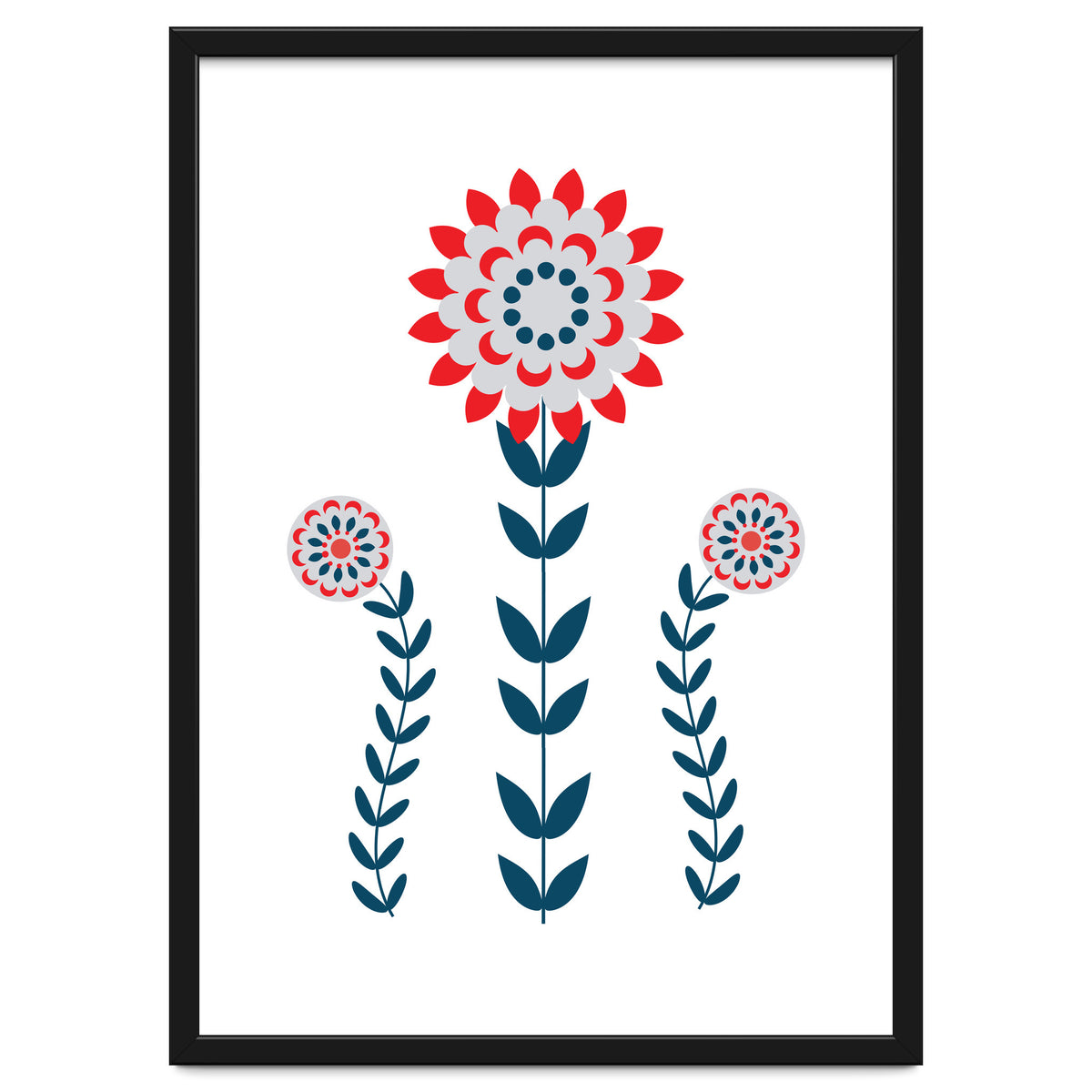 Scandi Folk Flowers