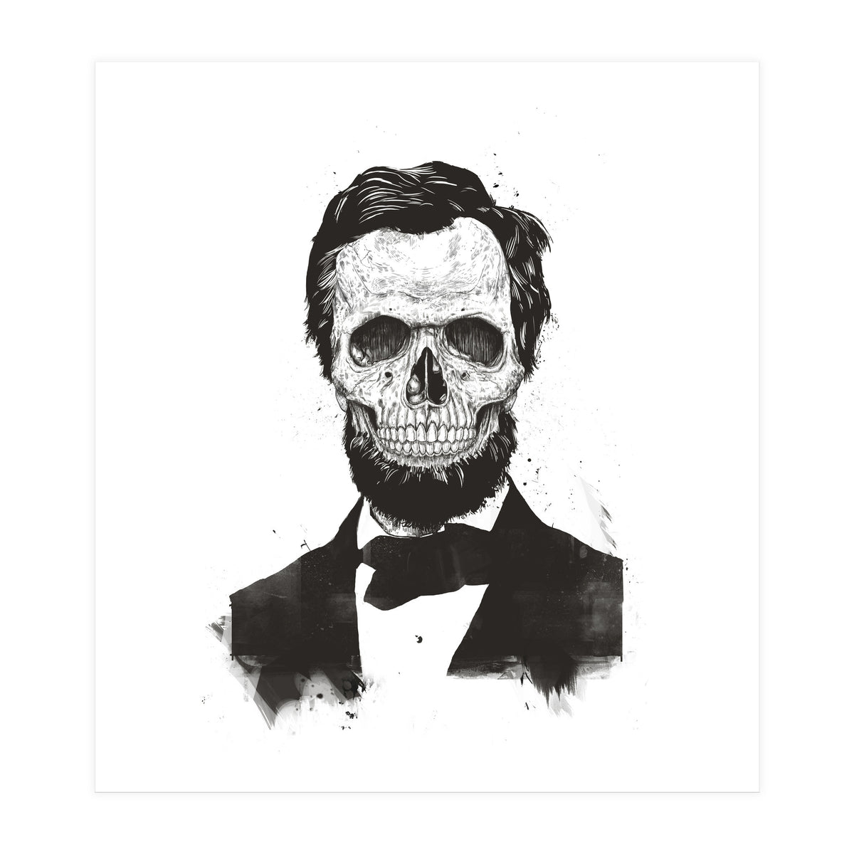 Dead Lincoln Bw (Print Only)