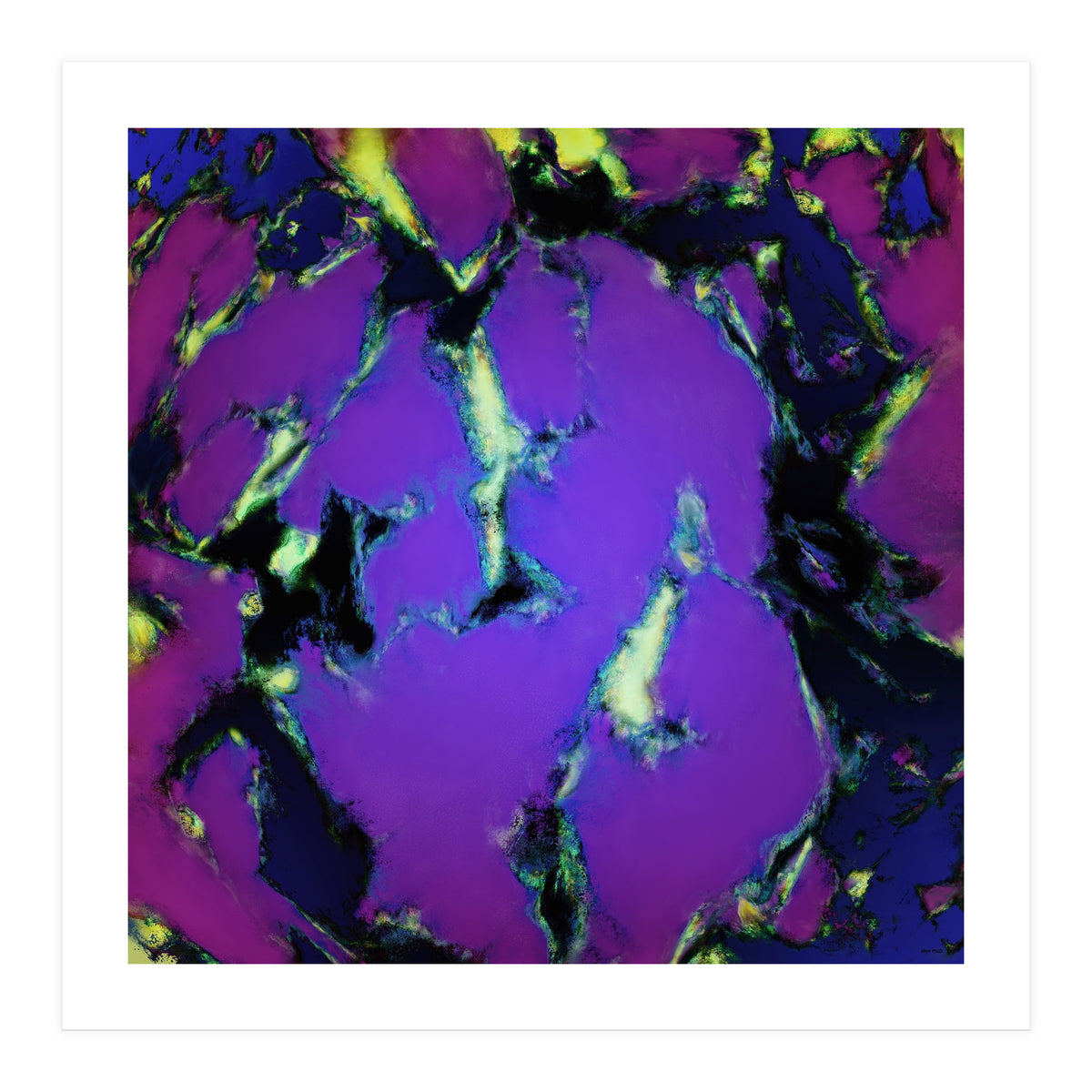 Soft Blue Shatter (Print Only)