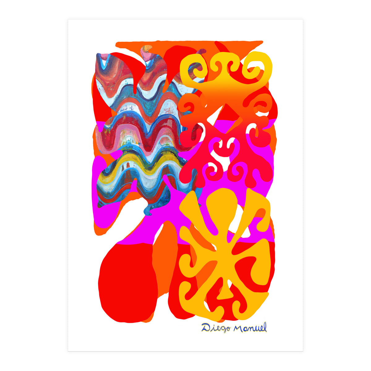 Pop Abstract Asimetrico 8 Copia (Print Only)