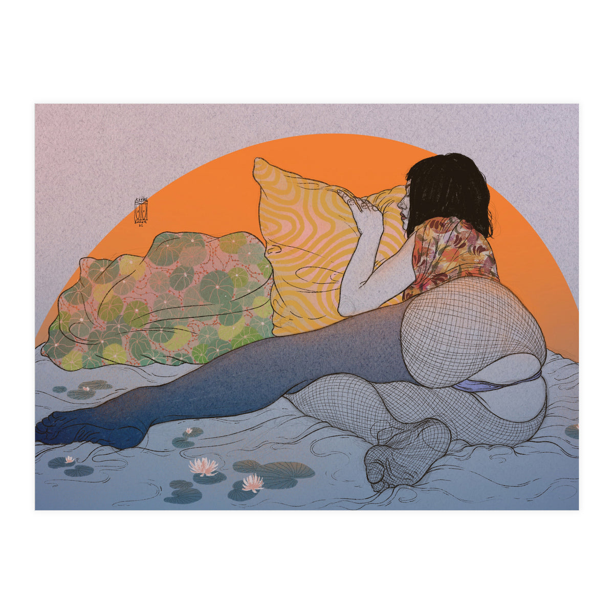 The sea that calms me down (Print Only)