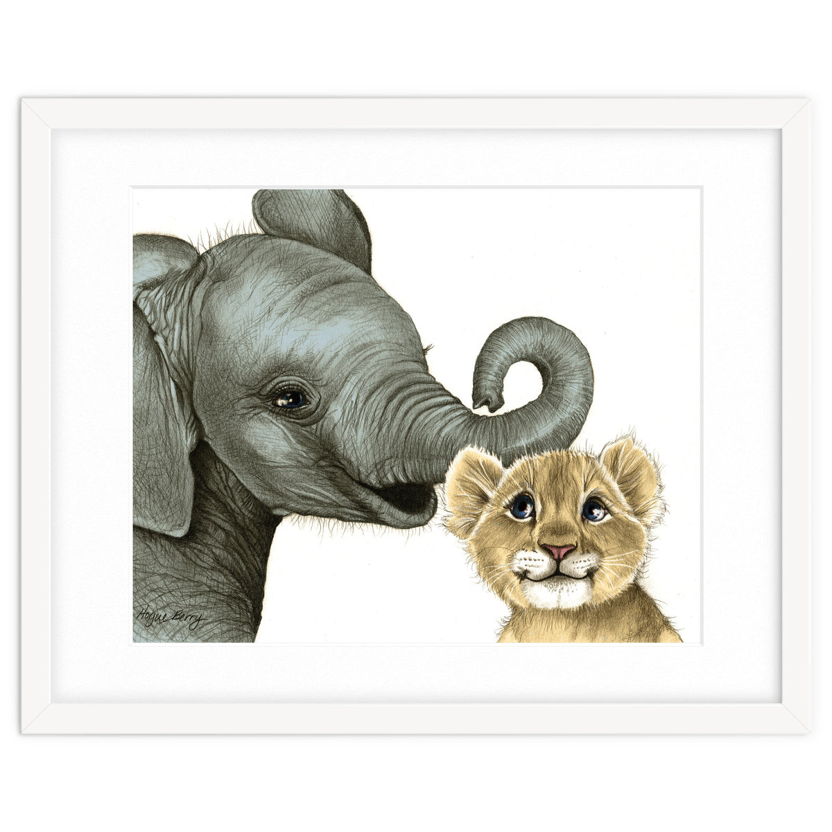 Best Friends, Elephant and Lion