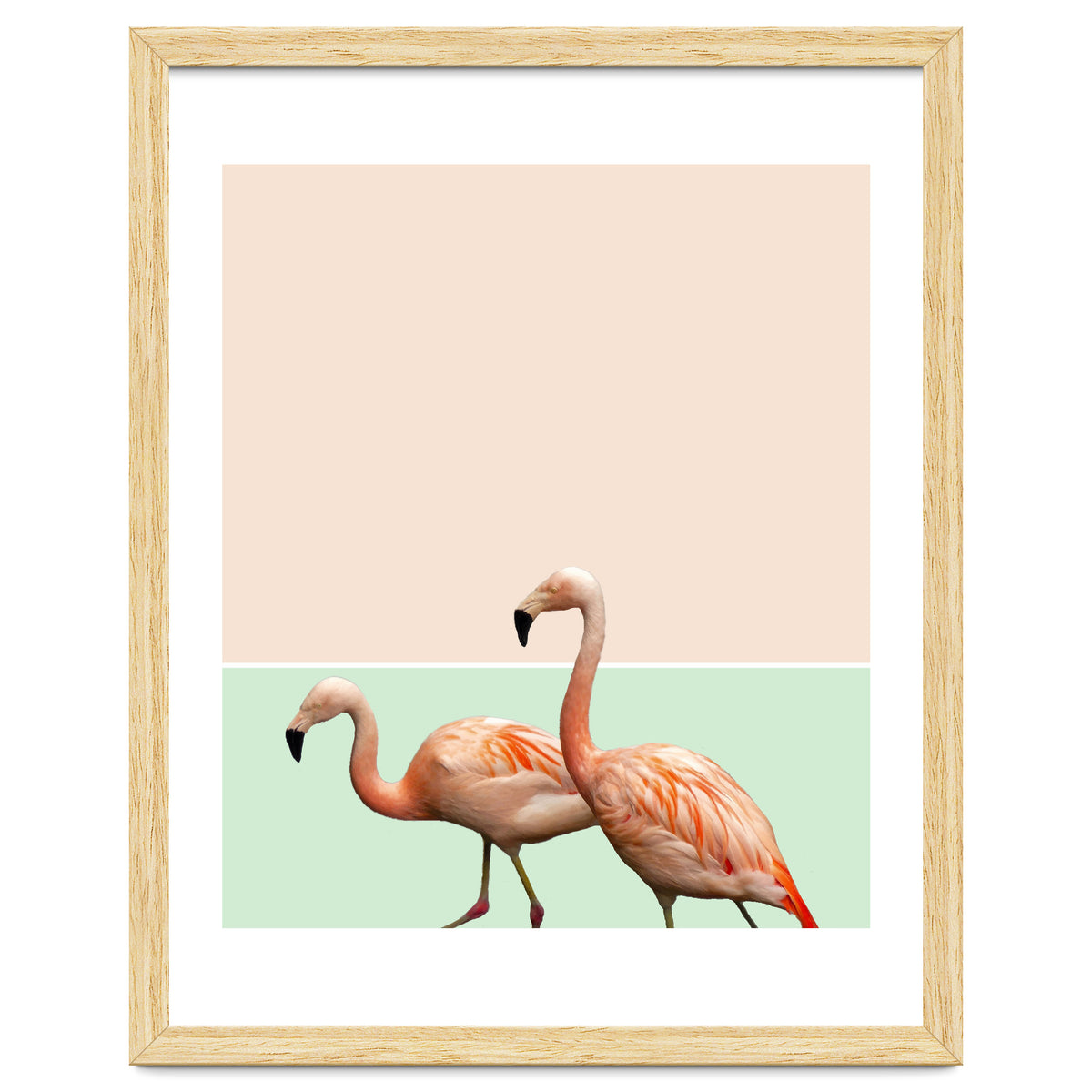 Flamingo Pastel Art