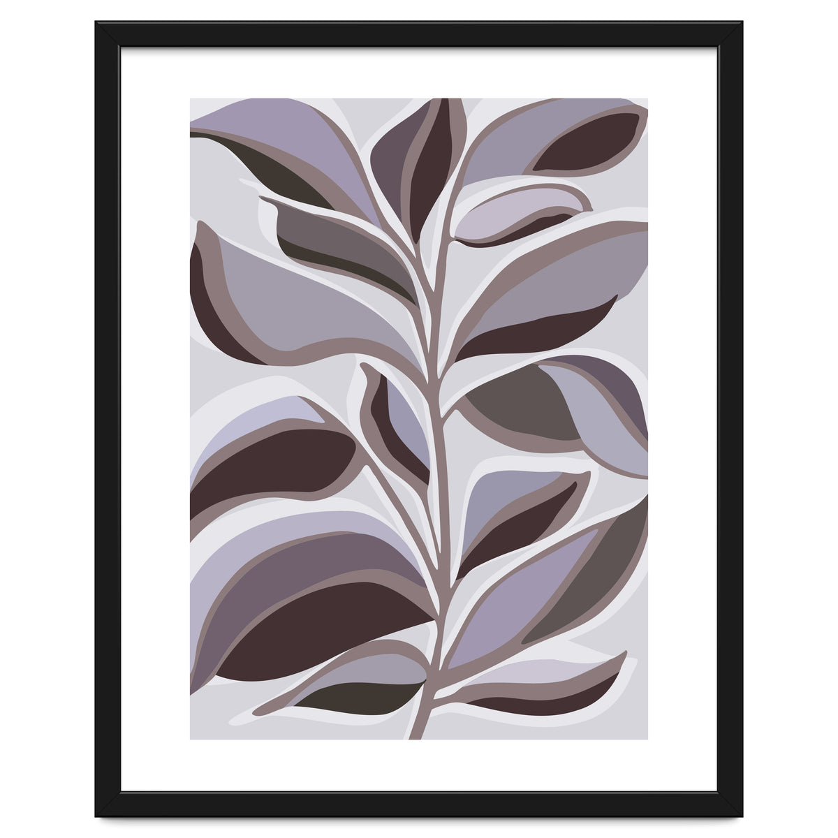 Lavender Floral Abstract