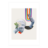 Greek Goddess Rainbow Selfie By Pear (Print Only) thumbnail