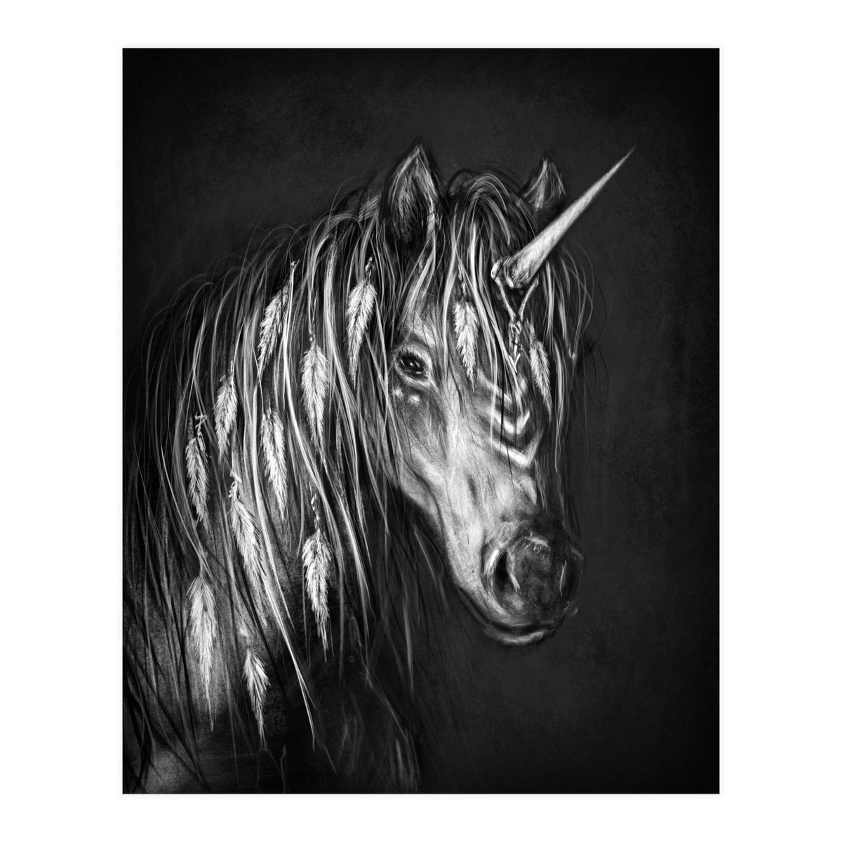 Gothic Unicorn (Print Only)