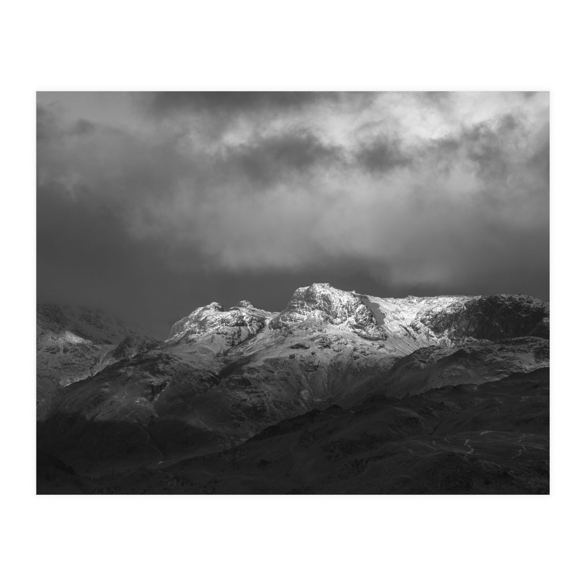 The Langdale pikes (Print Only)