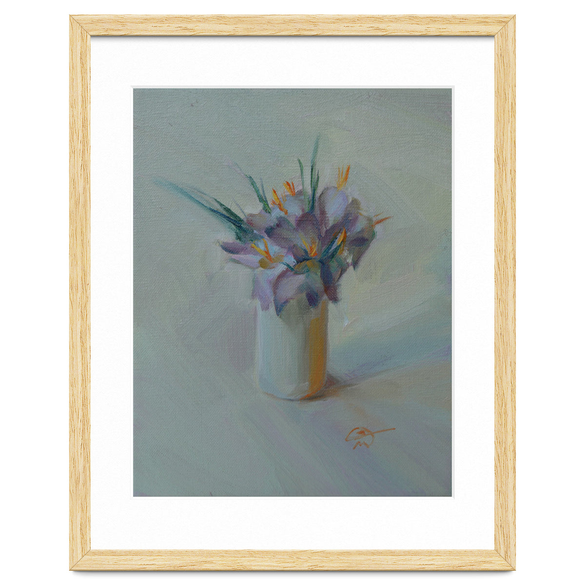 Crocuses Still Life Painting
