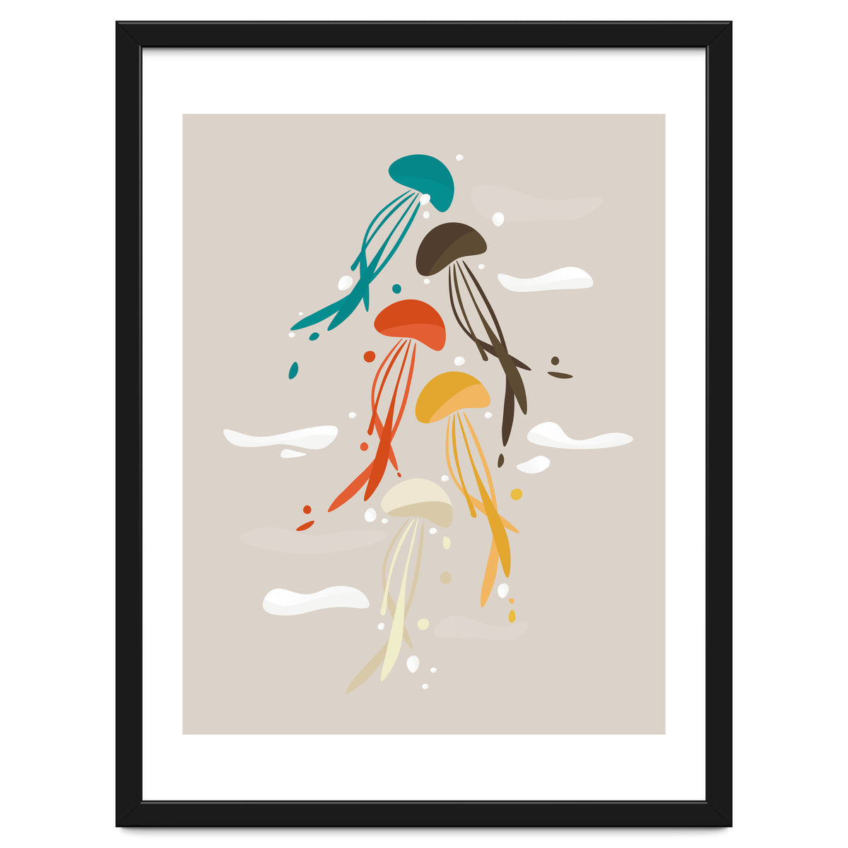 Jellyfish ascend the sky