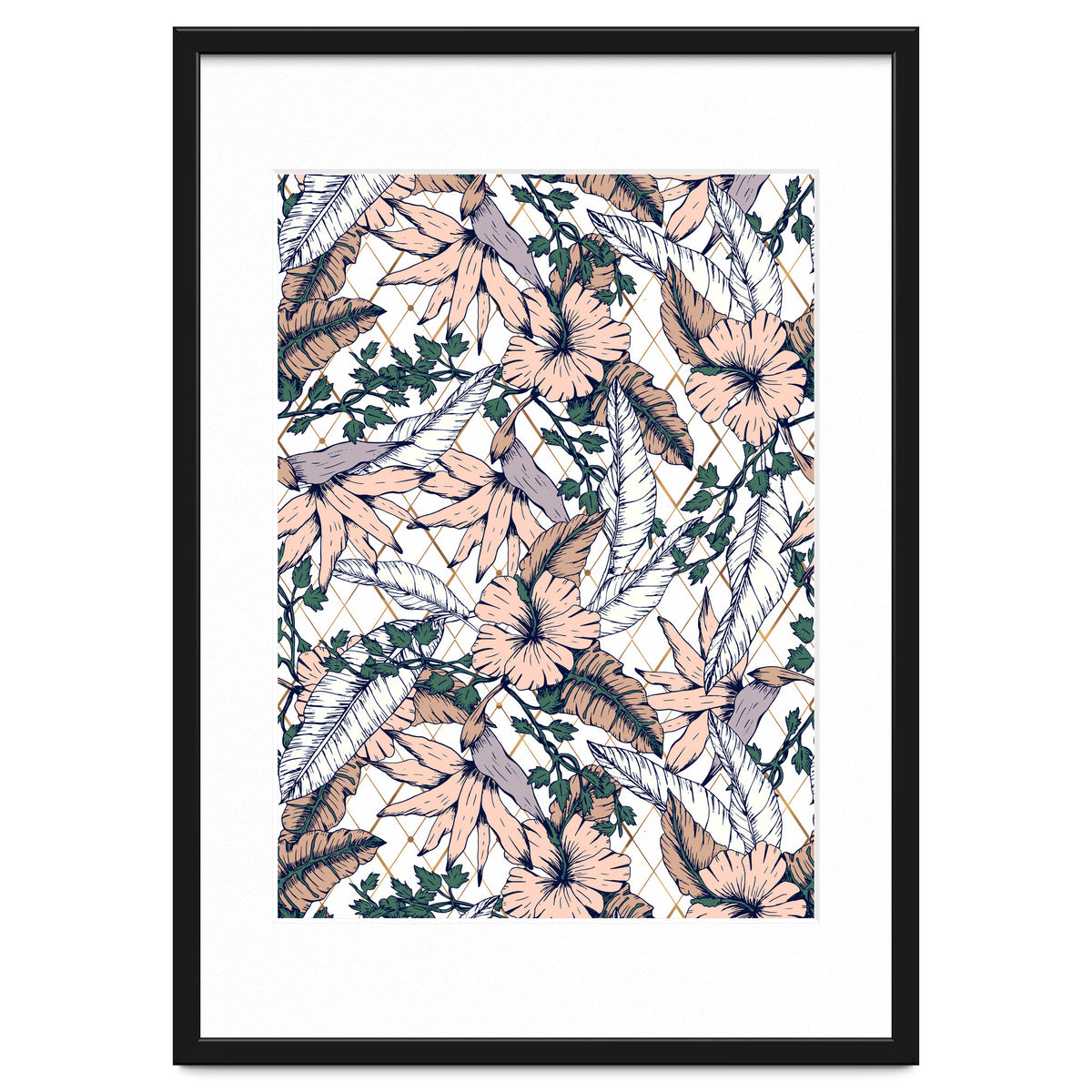 Exotic flowering and pattern geometric