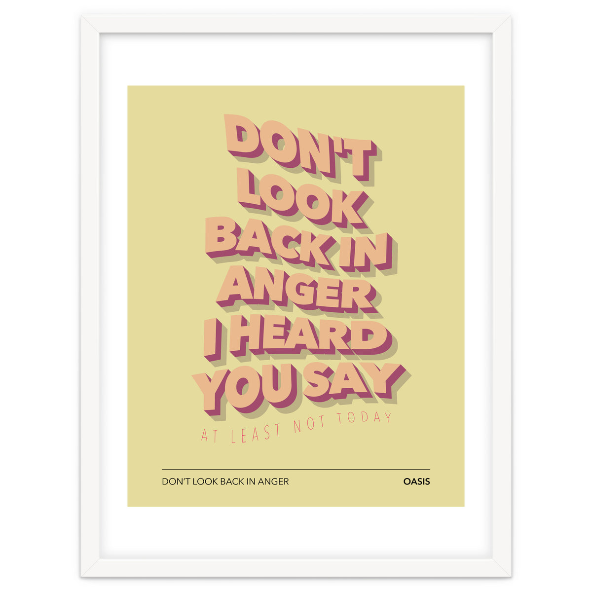 Oasis - Don't Look Back In Anger