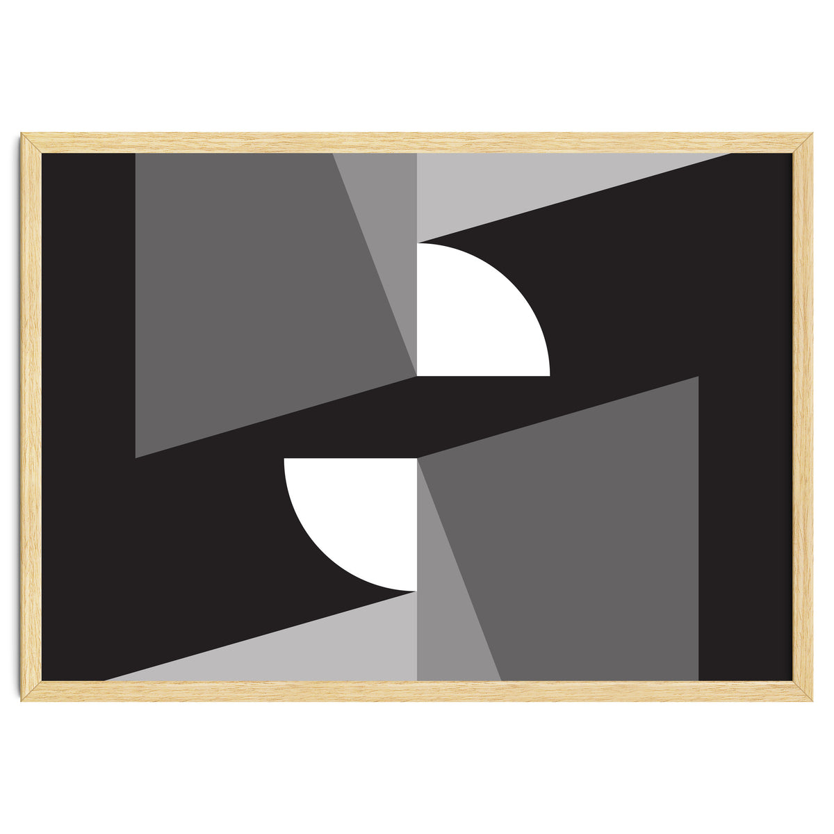 Geometric Shapes No. 11 - monochrome