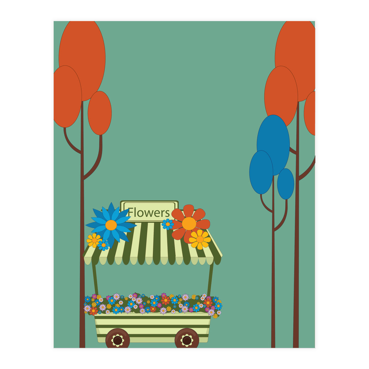 Flower Stand (Print Only)