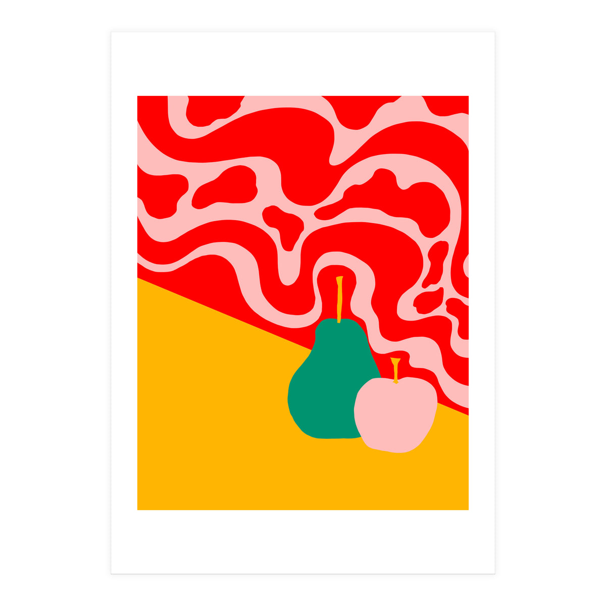 apple and pear (Print Only)