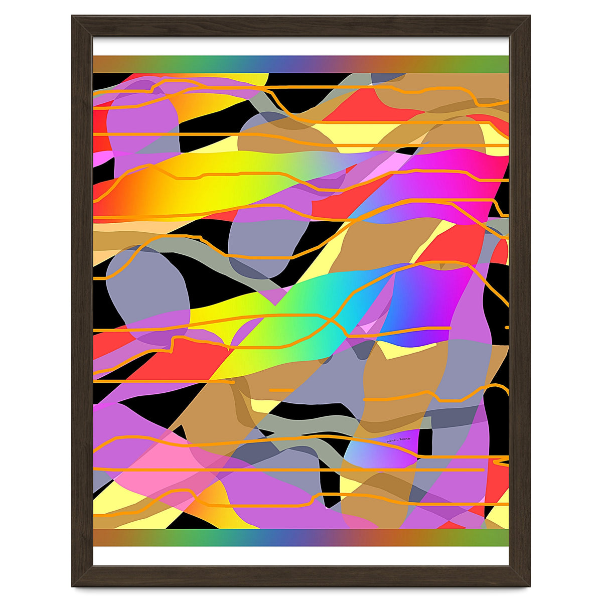 ABSTRACT COLOR BANDS