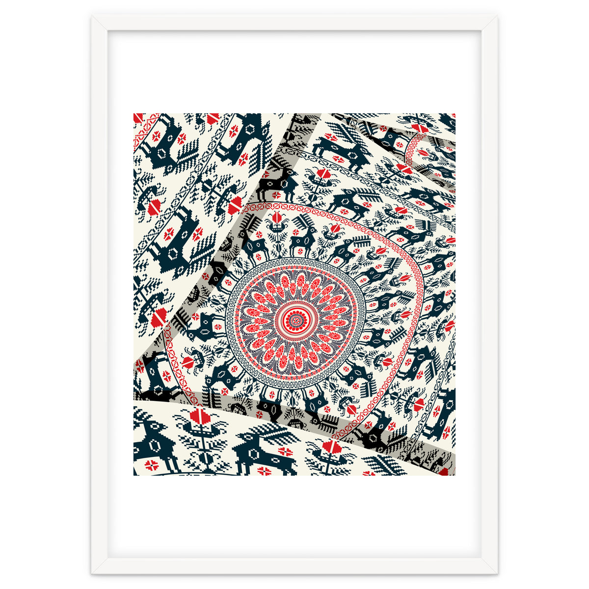 Romanian embroidery background 2