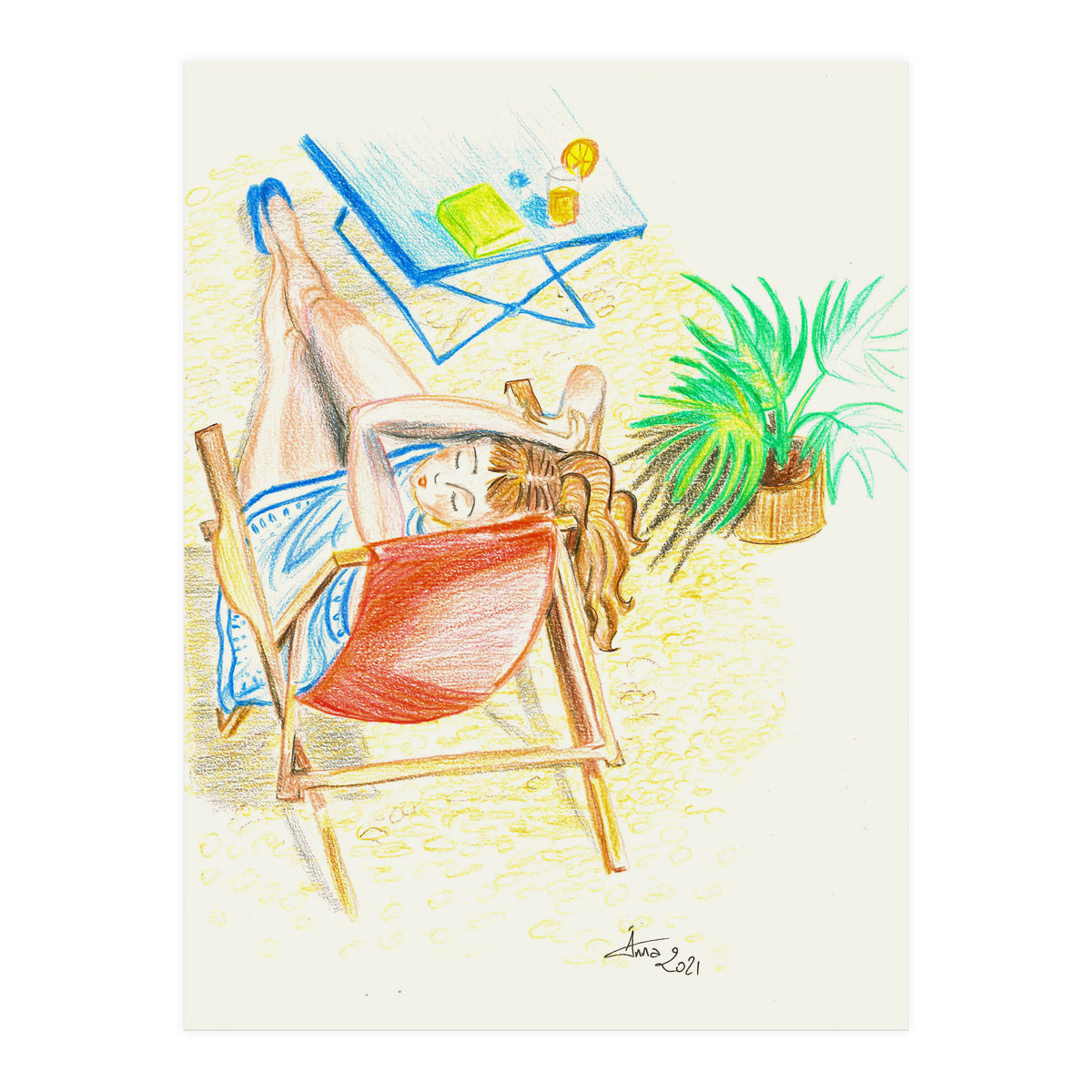 La sieste (Print Only)