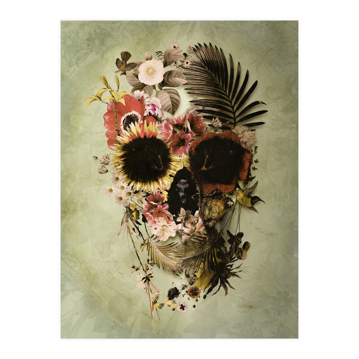 Garden Skull Light  (Print Only)
