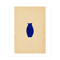 Ultramarine minimalist vase (Print Only)