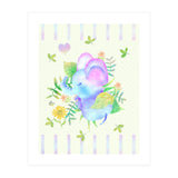 Sleeping baby elephant (Print Only) thumbnail