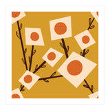 Yellow Square Flower Bouquet (Print Only) thumbnail