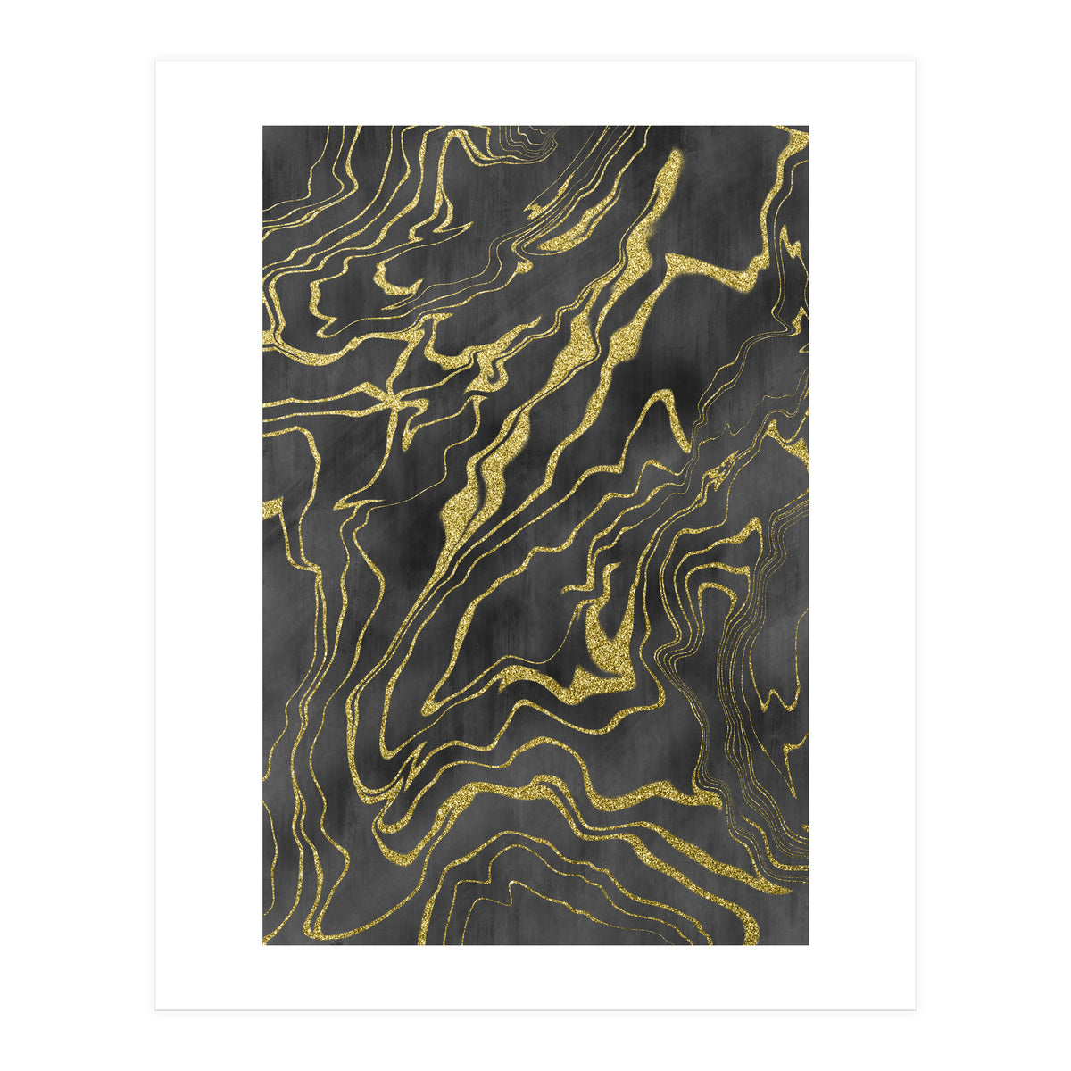 Golden Flows No. 9 (Print Only)