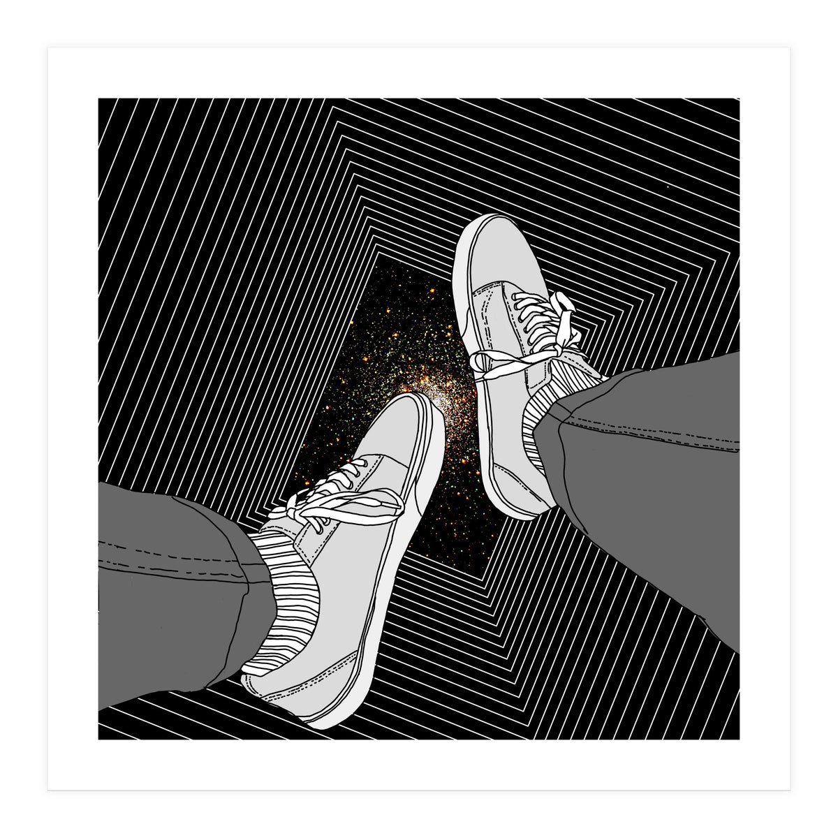 Falling into Abyss (Print Only)