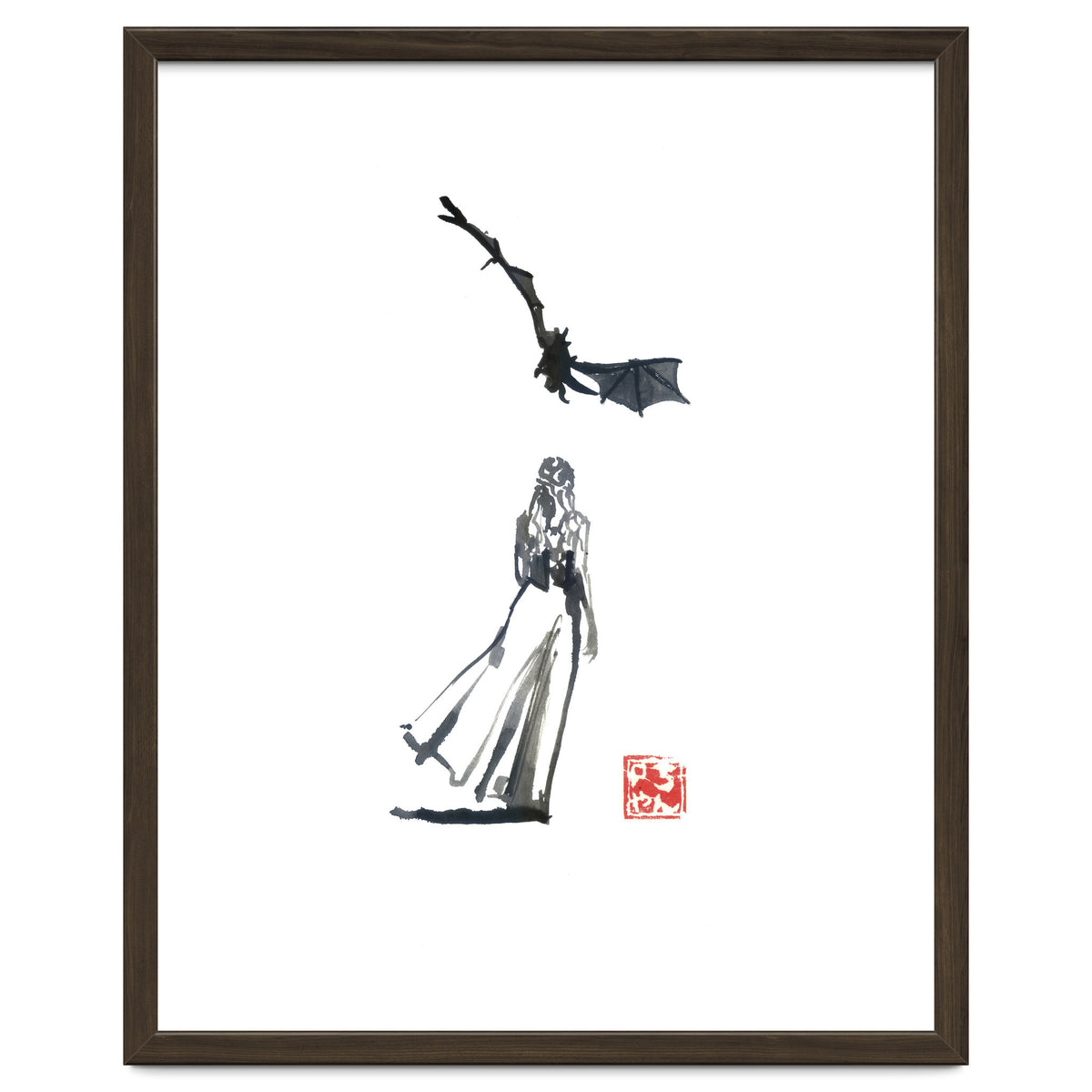 daenerys targaryen and the dragon