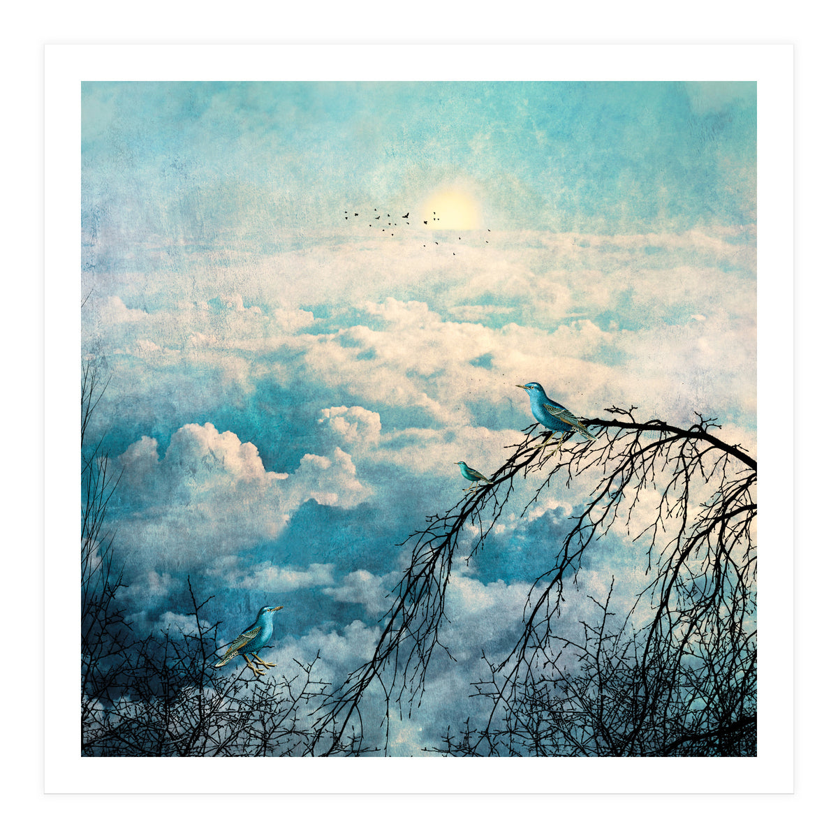 HEAVENLY BIRDS III-B4 (Print Only)