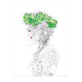 Green Hydrangea Girl (Print Only) thumbnail
