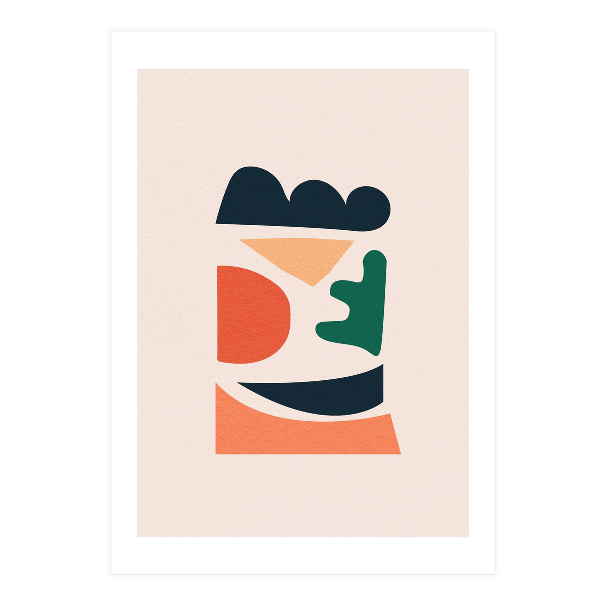 Colorful Nordic Abstract Shapes (Print Only)