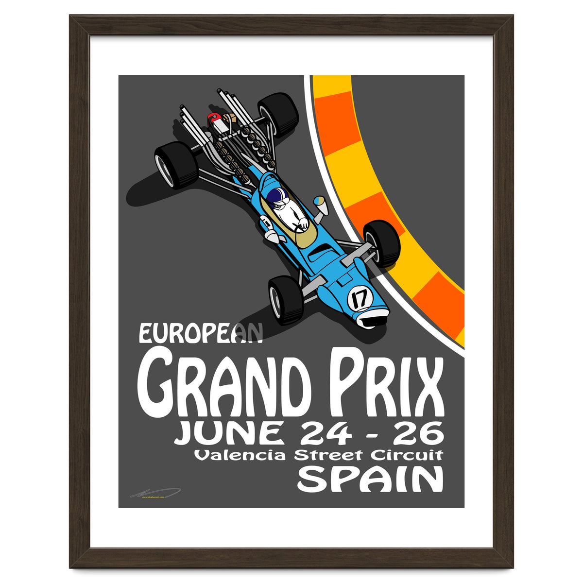 European Grand Prix poster